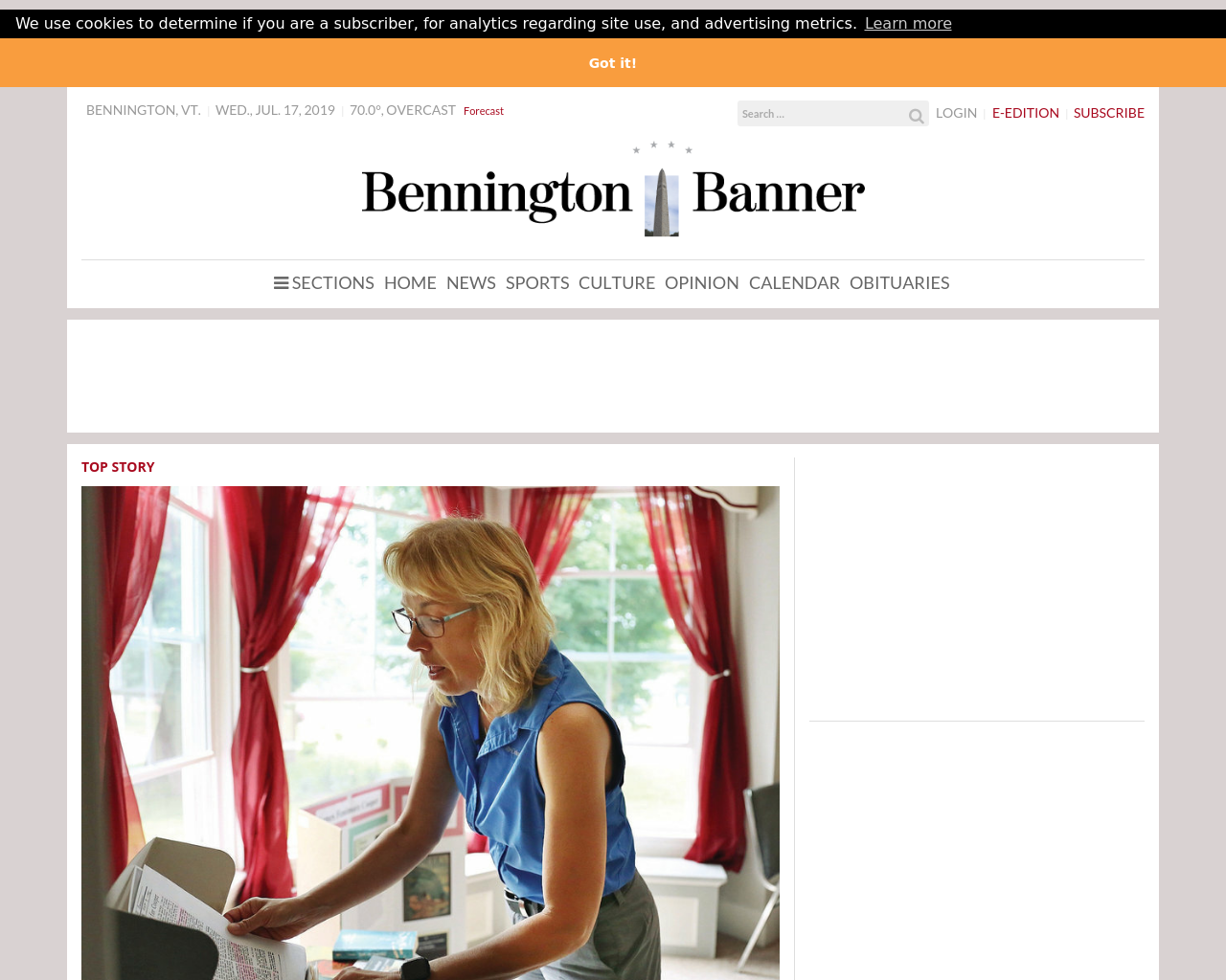 Bennington Banner Advertising Mediakits Reviews Pricing Traffic