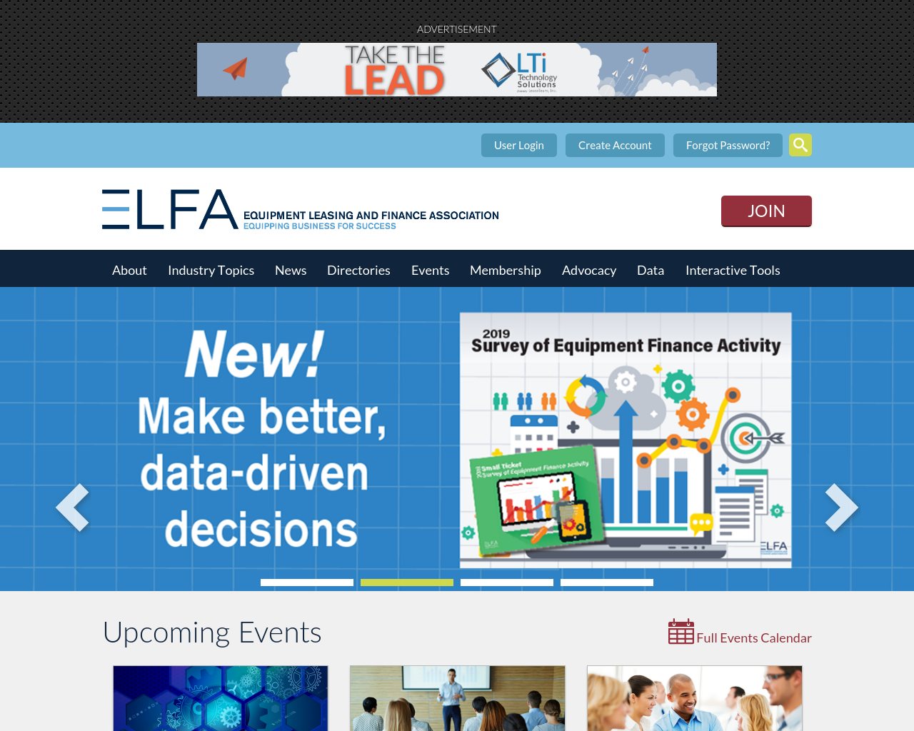 ELFA Equipment Leasing and Finance Association Competitors