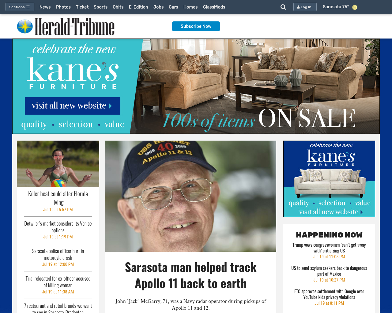 Sarasota Herald Tribune Advertising Mediakits Reviews Pricing 