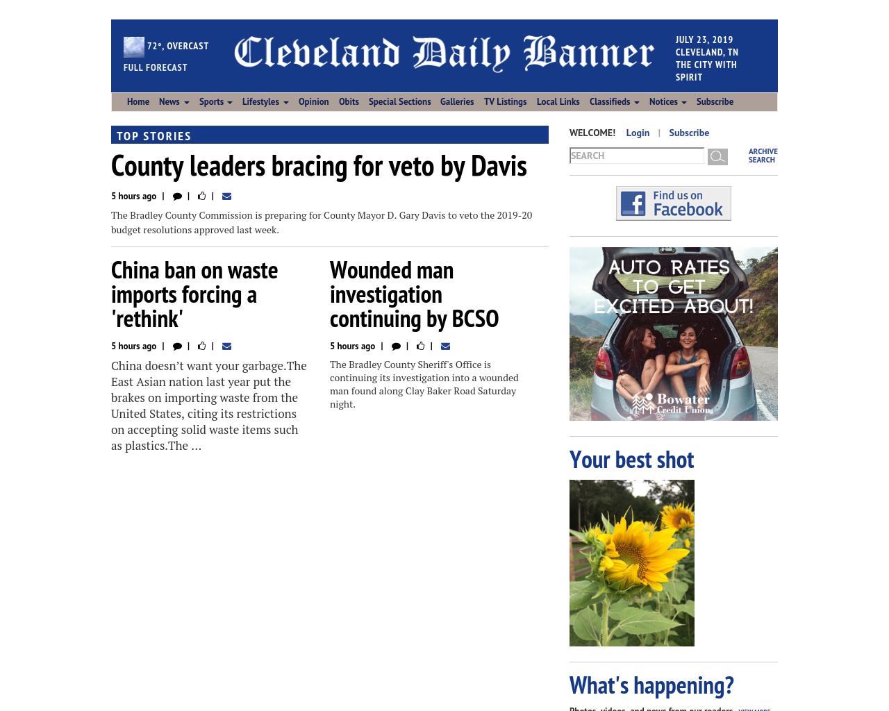 Cleveland Daily Banner Advertising Mediakits Reviews Pricing